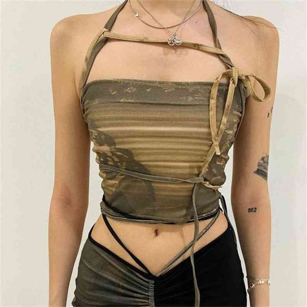tiesome summer party bandage print short crop for womens camisol backless fashion punk slim tank 210401, White
tiesome summer party bandage print short crop for womens camisol backless fashion punk slim tank 210401, White