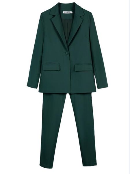 work pant suits ol 2 piece set for women business interview suit set uniform slim blazer and pencil pant office lady suit, White
work pant suits ol 2 piece set for women business interview suit set uniform slim blazer and pencil pant office lady suit, White