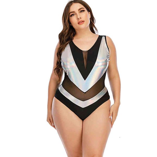 special swimming 21040 and wading sports one-piece swimsuit large women's conservative swimsuit, White;black
special swimming 21040 and wading sports one-piece swimsuit large women's conservative swimsuit, White;black