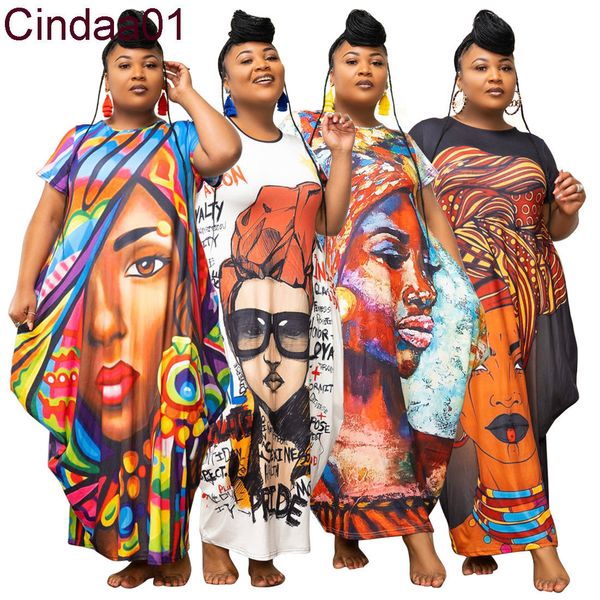 european and american fashion women's short sleeve large dress amazon pop printed dresses, Black
european and american fashion women's short sleeve large dress amazon pop printed dresses, Black