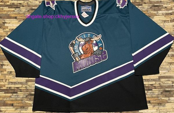 stitched vintage bauer manitoba moose hockey jersey mens kids throwback jerseys, Black
stitched vintage bauer manitoba moose hockey jersey mens kids throwback jerseys, Black