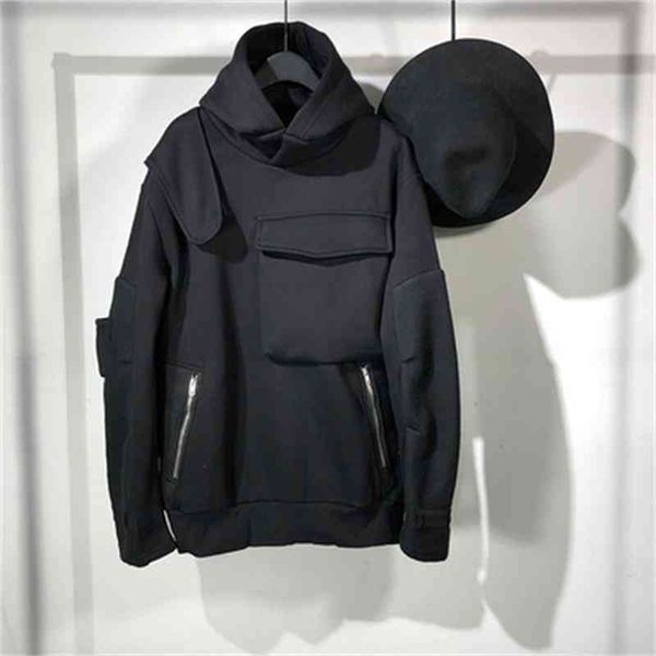 men's personalized stitching loose hoodie winter new dark trendy card large casual jacket hoodies, Black
men's personalized stitching loose hoodie winter new dark trendy card large casual jacket hoodies, Black