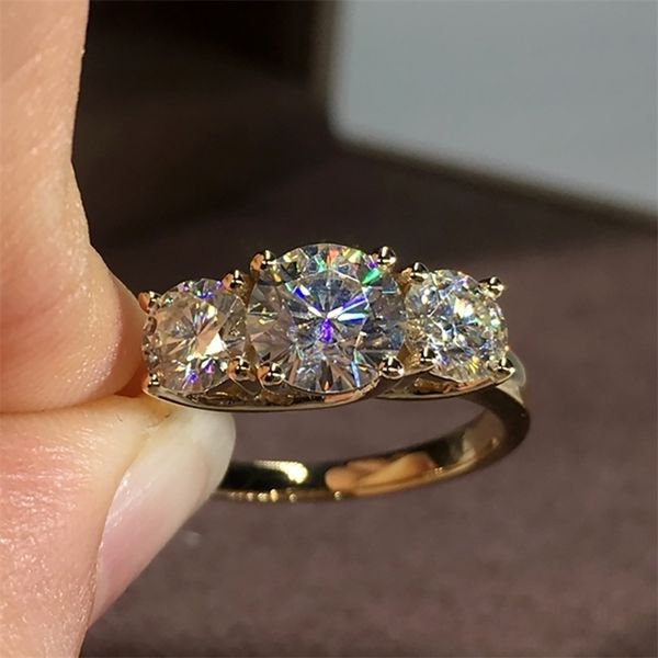 18k yellow gold women ring diamonds 3 pcs 2 carat round classic wedding party engagement anniversary ring trendy 220816, Slivery;golden
18k yellow gold women ring diamonds 3 pcs 2 carat round classic wedding party engagement anniversary ring trendy 220816, Slivery;golden