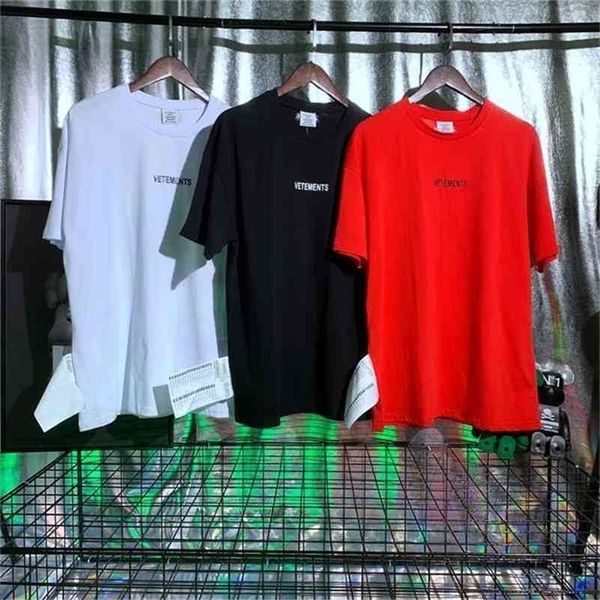 washing water mark vetements t-shirt embroidery t-shirts three colors classic print tee 210420, White;black
washing water mark vetements t-shirt embroidery t-shirts three colors classic print tee 210420, White;black