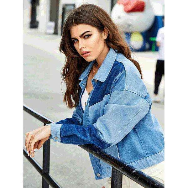 jean jackets for women autumn new hit color single breasted loose short jacket casual lapel thin stitching denim jacket l220714, Black;brown
jean jackets for women autumn new hit color single breasted loose short jacket casual lapel thin stitching denim jacket l220714, Black;brown