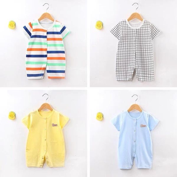 0-24 months baby romper summer striped short sleeve cotton jumpsuit for newborn girls casual boys clothes, Blue
0-24 months baby romper summer striped short sleeve cotton jumpsuit for newborn girls casual boys clothes, Blue