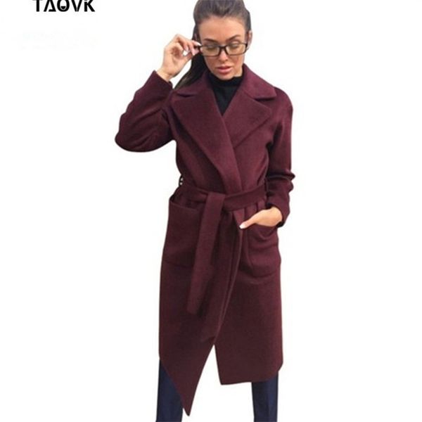 taovk women's jackets & coats mediumlong belt wool & blends coat turndown collar solid color pockets parka 201112, Black
taovk women's jackets & coats mediumlong belt wool & blends coat turndown collar solid color pockets parka 201112, Black