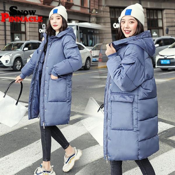 women winter long jackets coat casual thicken warm parkas solid big pocket jacket female outwear 201027, Black
women winter long jackets coat casual thicken warm parkas solid big pocket jacket female outwear 201027, Black