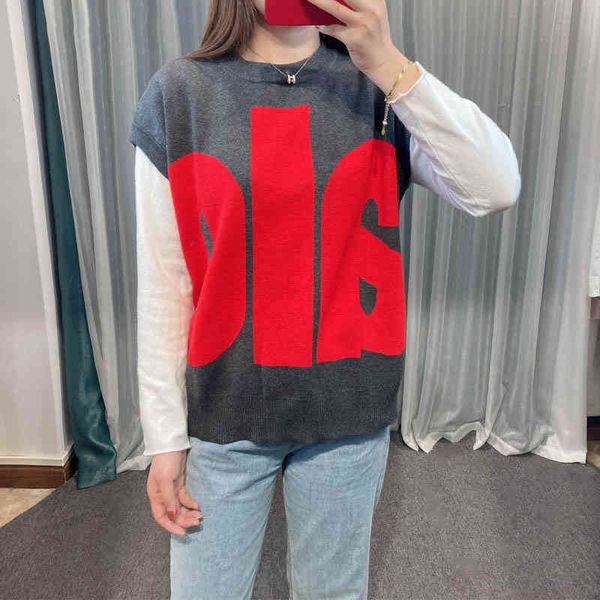 women's sweaters summer jacquard contrast loose knit women's pullover simple letter sleeveless sweater summer 8x1n, White;black
women's sweaters summer jacquard contrast loose knit women's pullover simple letter sleeveless sweater summer 8x1n, White;black