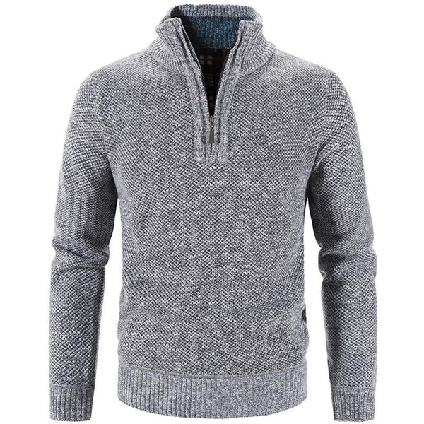 men's sweaters 2022 winter men's fleece thicker sweater zipper up turtleneck warm pullover quality male slim knitted wool for spri, White;black
men's sweaters 2022 winter men's fleece thicker sweater zipper up turtleneck warm pullover quality male slim knitted wool for spri, White;black
