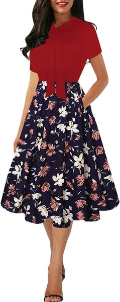 women's chic ribbon bow tie cocktail party a-line swing dress with pocket e8qp#, Black;gray
women's chic ribbon bow tie cocktail party a-line swing dress with pocket e8qp#, Black;gray