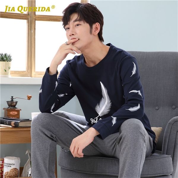 man clothes crew neck long sleeve long pants sleepwear fashion style casual style spring autumn pajamas man pajamas set pj set lj201112, Black;brown
man clothes crew neck long sleeve long pants sleepwear fashion style casual style spring autumn pajamas man pajamas set pj set lj201112, Black;brown