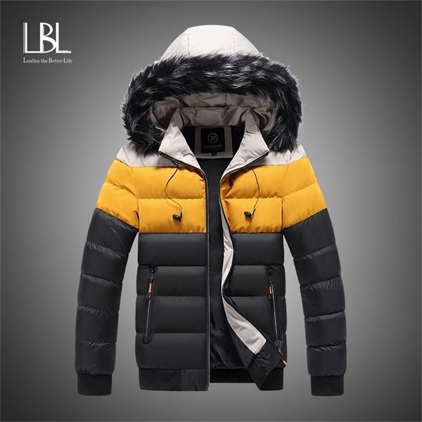 winter jacket men 2020 fashion fur collar male padded parka mens patchwork thick jackets and coats man windbreaker parkas m-5xl lj201030, Black;brown
winter jacket men 2020 fashion fur collar male padded parka mens patchwork thick jackets and coats man windbreaker parkas m-5xl lj201030, Black;brown