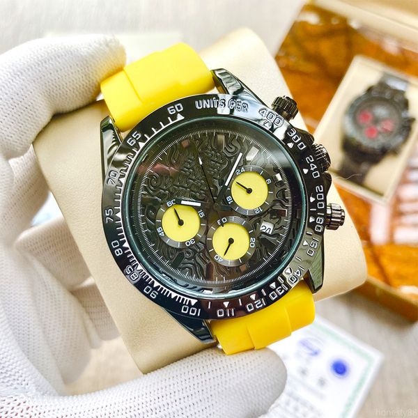designer men's watches automatic machine 40mm wristwatches day classic rubber strap folding buckle luxury watch montre de luxe watch th, Slivery;brown
designer men's watches automatic machine 40mm wristwatches day classic rubber strap folding buckle luxury watch montre de luxe watch th, Slivery;brown
