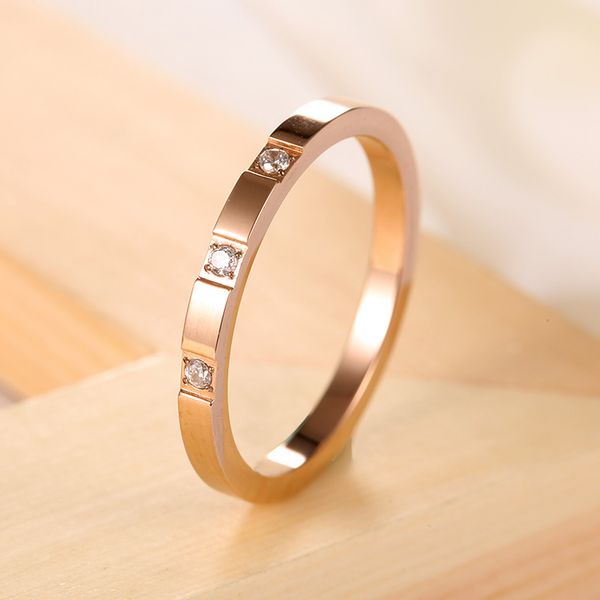 titanium steel small cubic zirconia wedding ring for woman rose gold color crystal wedding jewelry, Silver
titanium steel small cubic zirconia wedding ring for woman rose gold color crystal wedding jewelry, Silver