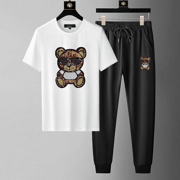 summer men's sets t shirts pants two pieces sets casual tracksuit male tshirt gyms fitness trousers men famous sweatsuit, White;black
summer men's sets t shirts pants two pieces sets casual tracksuit male tshirt gyms fitness trousers men famous sweatsuit, White;black