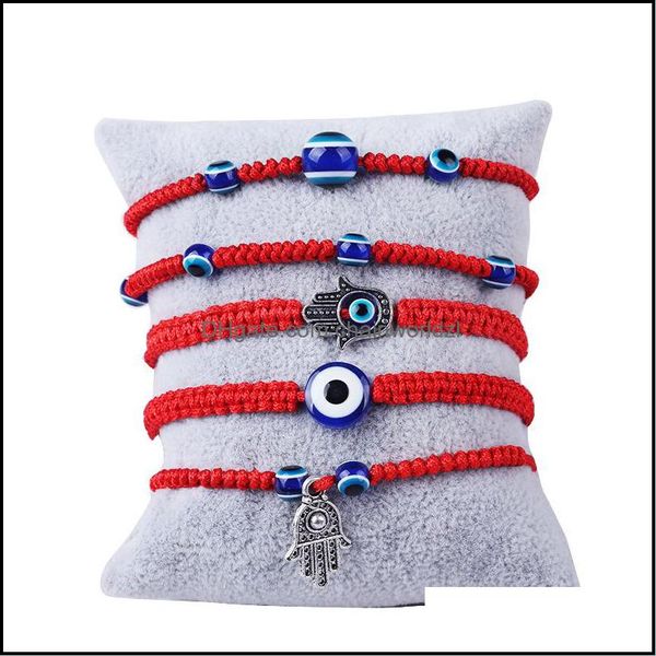 charm bracelets jewelry handwoven bracelet lucky kabh red string thread hamsa blue turkish evil eye fatima friendship drop delivery 2021 hqr, Golden;silver
charm bracelets jewelry handwoven bracelet lucky kabh red string thread hamsa blue turkish evil eye fatima friendship drop delivery 2021 hqr, Golden;silver