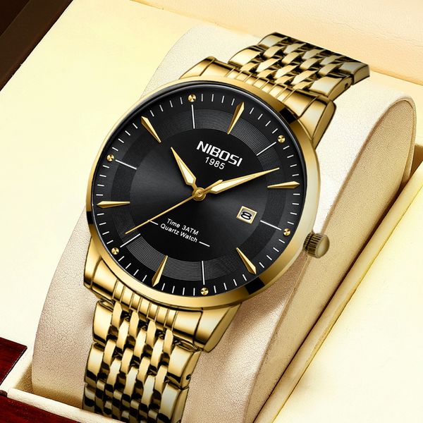 nibosi men watch stainless steel quailty luxury simple watch waterproof luminous date sport wrist watches relogio masculino, Silver
nibosi men watch stainless steel quailty luxury simple watch waterproof luminous date sport wrist watches relogio masculino, Silver