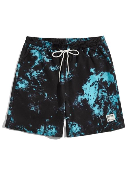 romwe guys tie dye letter patched shorts u3zo#, White;black
romwe guys tie dye letter patched shorts u3zo#, White;black