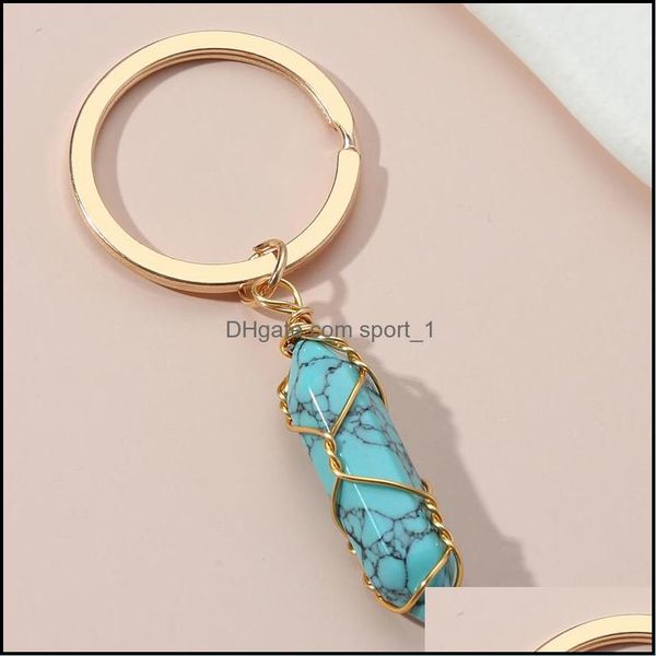 key rings jewelry new design keychain colorf natural stone turquoise chains wire wrap ring for women men handbag accessorie dhso2, Slivery;golden
key rings jewelry new design keychain colorf natural stone turquoise chains wire wrap ring for women men handbag accessorie dhso2, Slivery;golden