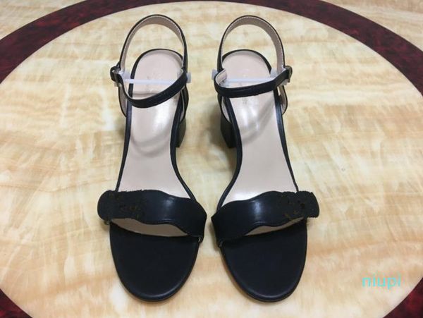 fashion week women retro block heels marmont embellished leather sandals open toe sandallias hardware decoration heels sandals313m, Black
fashion week women retro block heels marmont embellished leather sandals open toe sandallias hardware decoration heels sandals313m, Black