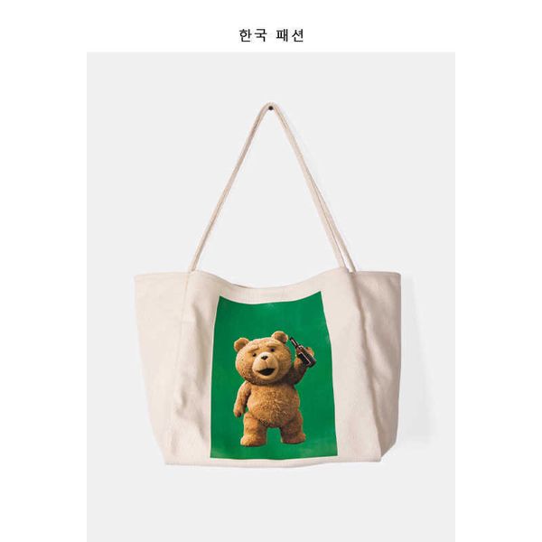 bag female korean version new shoulder bag versatile ins lovely beer bear printed canvas casual tote
bag female korean version new shoulder bag versatile ins lovely beer bear printed canvas casual tote