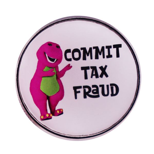 the purple dinosaur barney commit tax fraud brooch badge backpack pin unique jewelry gift, Blue
the purple dinosaur barney commit tax fraud brooch badge backpack pin unique jewelry gift, Blue