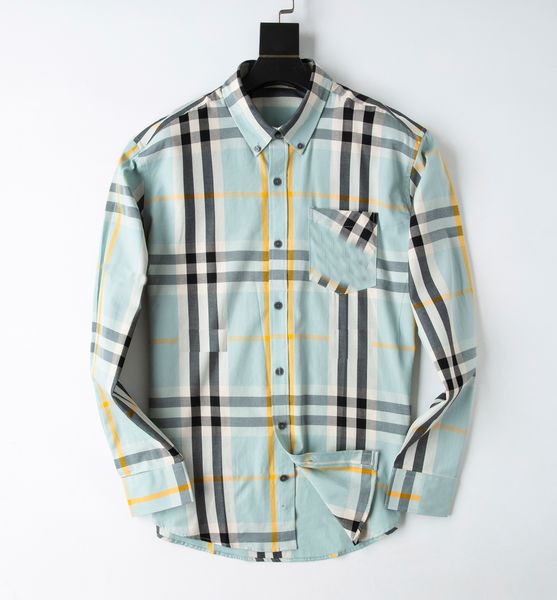 designer new autumn shirts fashion brand menswear slim version men's long-sleeve plaid shirt clothing -3xl, White;black
designer new autumn shirts fashion brand menswear slim version men's long-sleeve plaid shirt clothing -3xl, White;black