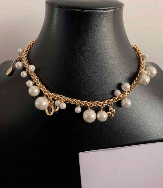 d new personality pearl neck chain necklace2022 luxury brand fashion design versatile necklace, Silver
d new personality pearl neck chain necklace2022 luxury brand fashion design versatile necklace, Silver