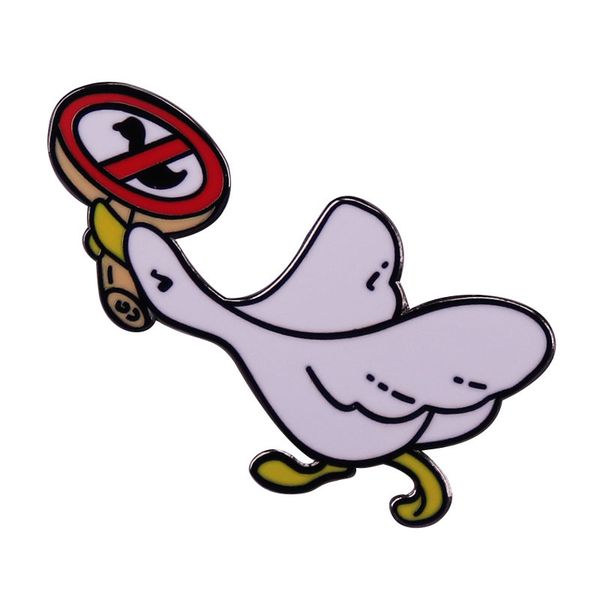 creative cartoon untitled goose game game big goose brooch cute enamel white goose badge all-match clothing accessories, Blue
creative cartoon untitled goose game game big goose brooch cute enamel white goose badge all-match clothing accessories, Blue