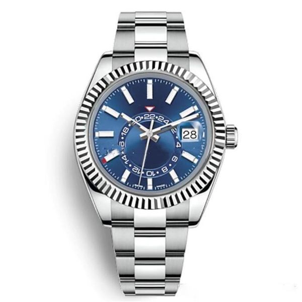 mens automatic mechanical 42mm blue watch black stainless steel sky-dweller full function small dial date calendar working wri2921, Slivery;brown
mens automatic mechanical 42mm blue watch black stainless steel sky-dweller full function small dial date calendar working wri2921, Slivery;brown