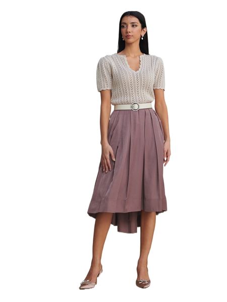 motf premium viscose high low skirt n9op#, Black 
motf premium viscose high low skirt n9op#, Black