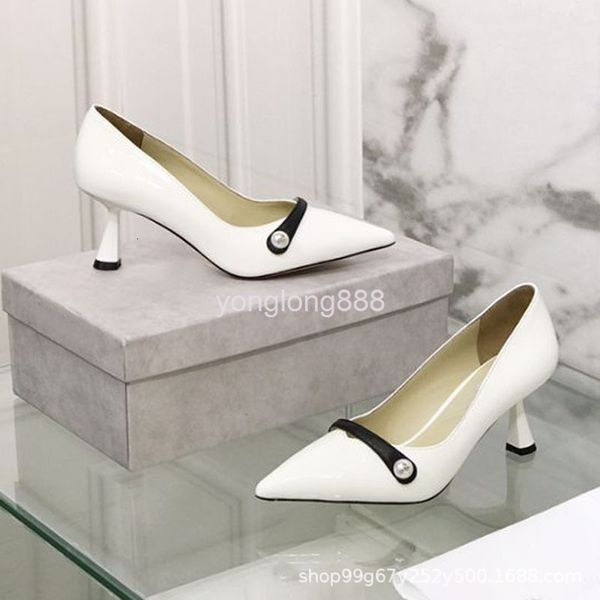 dress shoes high heels women's thin spring shoes color matching pointed soft leather single, Black
dress shoes high heels women's thin spring shoes color matching pointed soft leather single, Black
