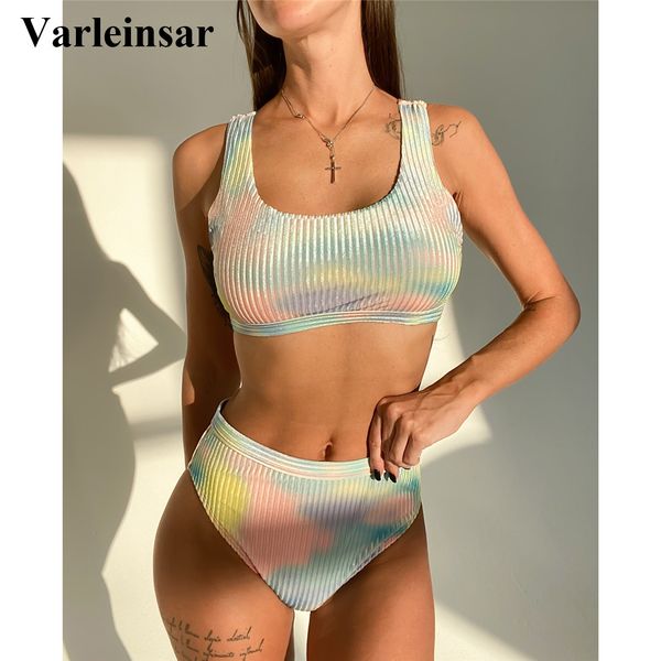 new tie dye ribbed high waist bikini female swimsuit women swimwear two-pieces bikini set bather bathing suit swim v2858, White;black
new tie dye ribbed high waist bikini female swimsuit women swimwear two-pieces bikini set bather bathing suit swim v2858, White;black