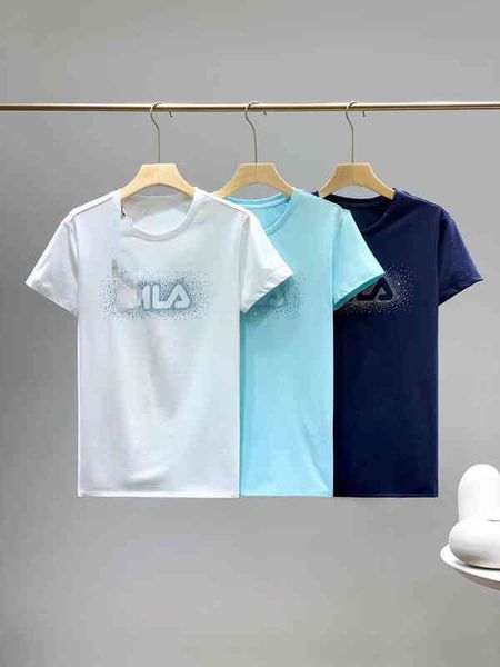 summer cotton style round neck loose casual print short sleeve blue bottoming shirt, White
summer cotton style round neck loose casual print short sleeve blue bottoming shirt, White