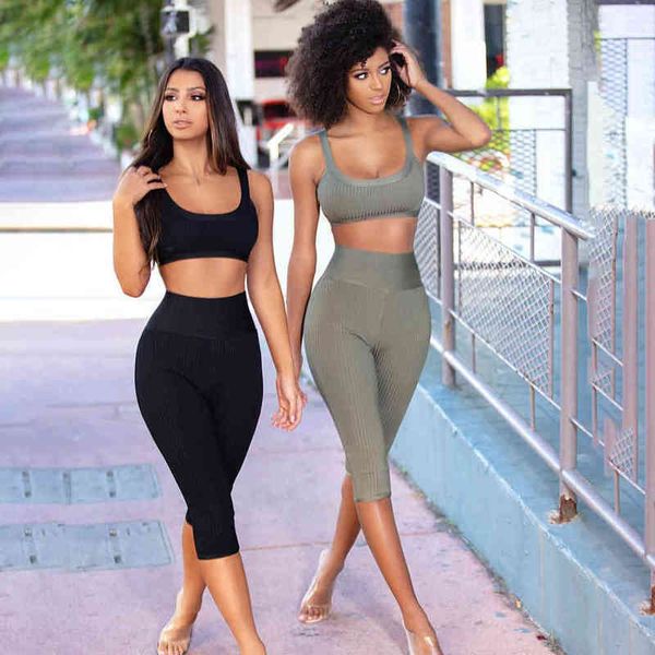 women sets two piece set pant and vest elastic bandage skinny sets black greygreen 210414
women sets two piece set pant and vest elastic bandage skinny sets black greygreen 210414