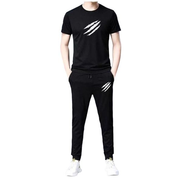 men's tracksuits sportswear jogging 2 running suit t-shirt pcs/sets sports play pants sets men suits &, Gray
men's tracksuits sportswear jogging 2 running suit t-shirt pcs/sets sports play pants sets men suits &, Gray