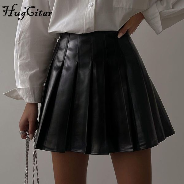 solid pu leather high waist pleated skirt mini dress skirt 2022 summer fall winter women fashion elegant club y2k, Black;gray
solid pu leather high waist pleated skirt mini dress skirt 2022 summer fall winter women fashion elegant club y2k, Black;gray