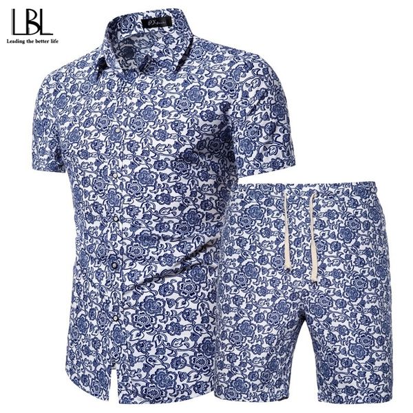 floral tracksuit men summer 2020 print shirts shorts 2 piece set man quick drying short sleeve casual mens clothing plus size lj201124, Gray
floral tracksuit men summer 2020 print shirts shorts 2 piece set man quick drying short sleeve casual mens clothing plus size lj201124, Gray