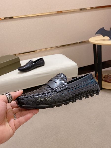 loafers for mens ventilation high-end driving shoes wedding dress cow leather office footwear business size 38-44, Black
loafers for mens ventilation high-end driving shoes wedding dress cow leather office footwear business size 38-44, Black
