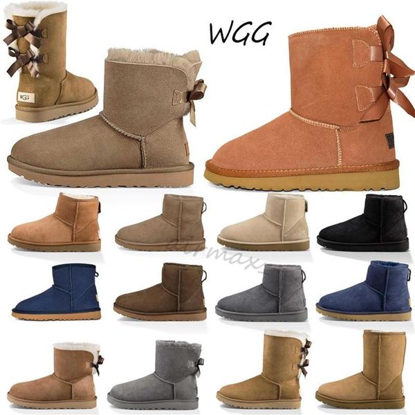 2020 designer women winter snow boots fashion australia classic short bow boots ankle knee bow girl mini bailey boot size 35-41285f, Black
2020 designer women winter snow boots fashion australia classic short bow boots ankle knee bow girl mini bailey boot size 35-41285f, Black