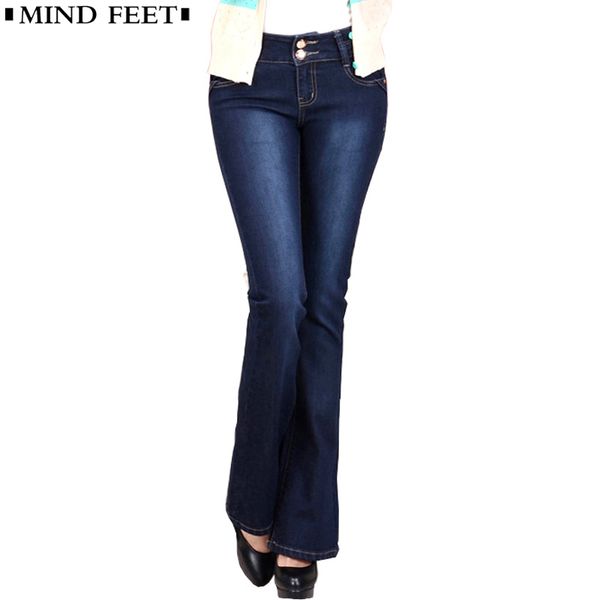 mind feet women jeans slim multi-size female stretch denim flares pants breathable fashion bell bottom trousers, Blue
mind feet women jeans slim multi-size female stretch denim flares pants breathable fashion bell bottom trousers, Blue