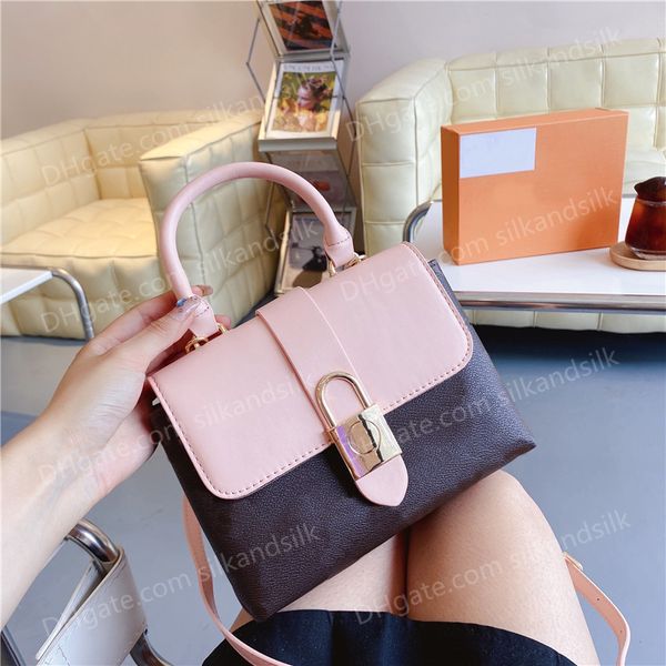 designer luxury handbag with lock womens cross body bags two-tone purse european and american fashion messenger bag one shoulder clutch cosm
designer luxury handbag with lock womens cross body bags two-tone purse european and american fashion messenger bag one shoulder clutch cosm