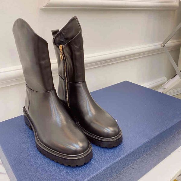 women's leather boots mid calf boots round toe high heels and square heels winter collection, Black
women's leather boots mid calf boots round toe high heels and square heels winter collection, Black