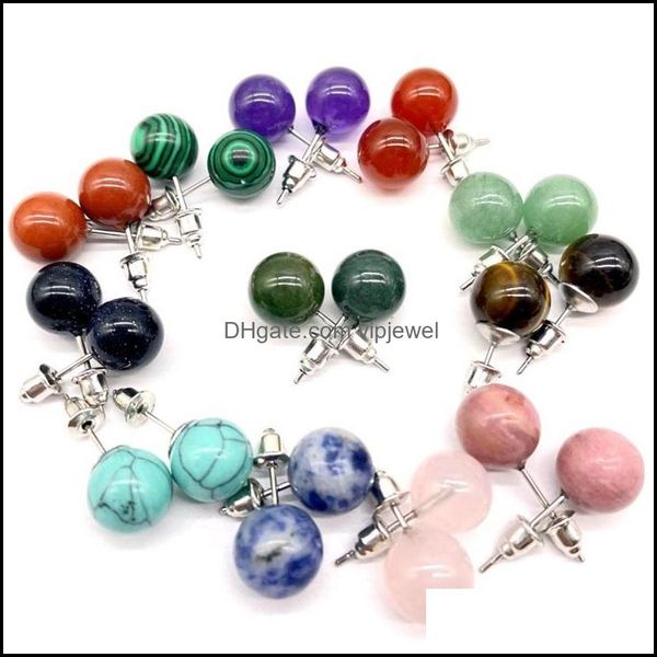 stud earrings jewelry 8mm 10mm 12mm natural stone quartz crystal tiger eye round beads simple ear handmade making jewelr dh9kv, Golden;silver
stud earrings jewelry 8mm 10mm 12mm natural stone quartz crystal tiger eye round beads simple ear handmade making jewelr dh9kv, Golden;silver