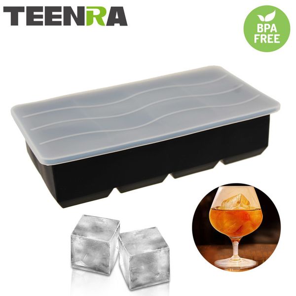 teenta black silicone ice mold square cube tray lid 8 holes s maker party bar 220509
teenta black silicone ice mold square cube tray lid 8 holes s maker party bar 220509