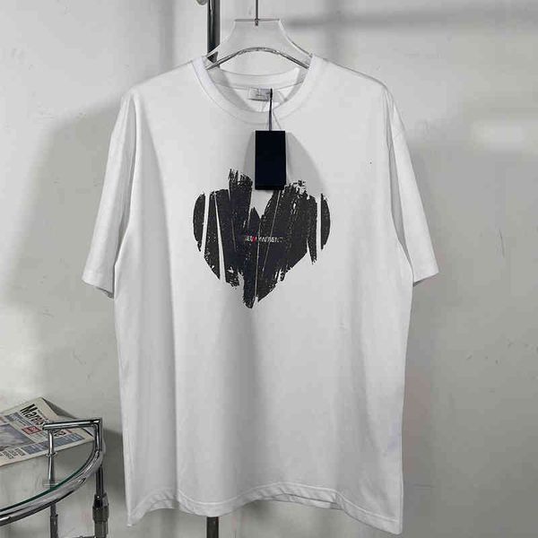 women's t-shirt luxury minority abstract love graffiti t-shirt cotton short sleeve lovers versatile original, White
women's t-shirt luxury minority abstract love graffiti t-shirt cotton short sleeve lovers versatile original, White