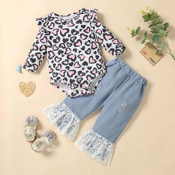 clothing sets citgeespring valentine's day born baby girl outfits long sleeve heart leopard printed romper + ripped lace jeans set, White
clothing sets citgeespring valentine's day born baby girl outfits long sleeve heart leopard printed romper + ripped lace jeans set, White