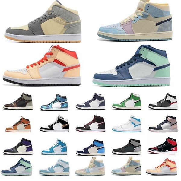 1 jumpman 1s mens basketball shoes trainers green blue toe new color sneakers women cream dark chocolate patent bred sports us5.5-12, Black
1 jumpman 1s mens basketball shoes trainers green blue toe new color sneakers women cream dark chocolate patent bred sports us5.5-12, Black