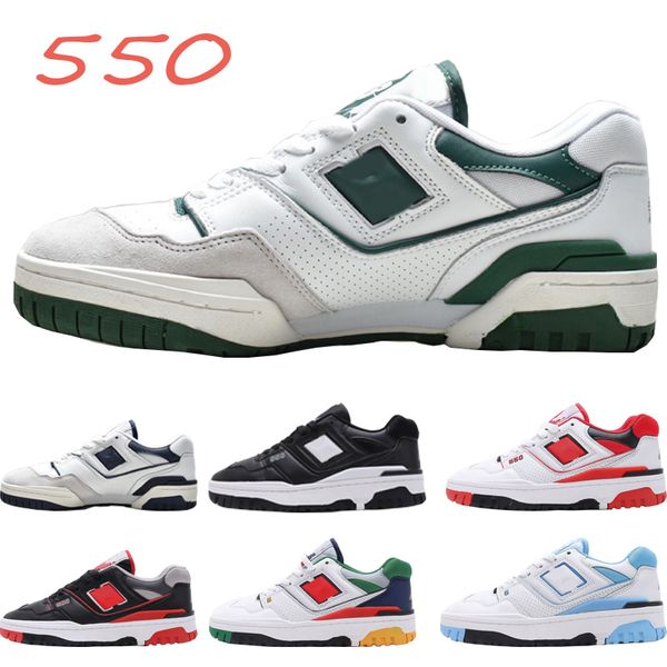 casual shoes new 550s running shoes genuine leather basketball shoe lace-up low man sneakers comfortable cushioning non-slip men trainers fa, Black
casual shoes new 550s running shoes genuine leather basketball shoe lace-up low man sneakers comfortable cushioning non-slip men trainers fa, Black